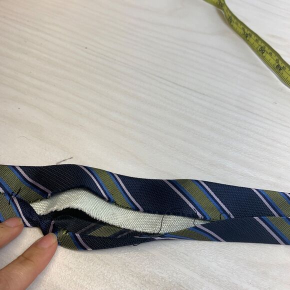 Kailong Tie Mens Necktie Silk Striped Formal Classic Business Dress - Picture 7 of 7